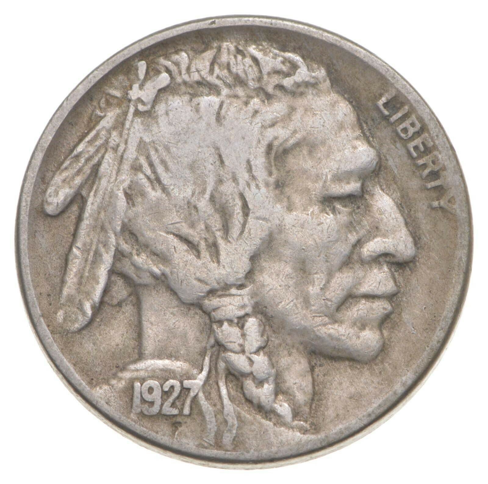 1927-S-5c-Buffalo-Nickel-#8